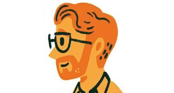 Illustrated portrait of Ben Sexstone